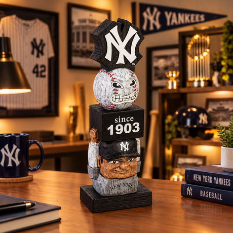 New York Yankees Tiki Totem Pole
