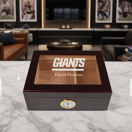 New York Giants cigar humidor