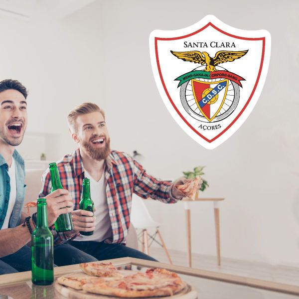 Soccer Wall Decals - Primeira Liga - Portugal Soccer Team Logos - Santa Clara