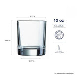Engraved Personalized 10oz Rocks Glass - Custom Add Your Logo