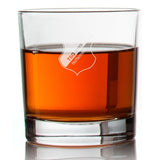 Engraved TSG Hoffenheim Rocks Glass - Germany Football - Personalized Whiskey Glasses - Man Cave Gift Ideas - Gifts For Him - Soccer Fanatic - 2pcs