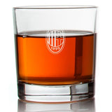 Engraved AC Milan Rocks Glass - Serie A League Italy Football - Personalized Whiskey Glasses - Man Cave Gift Ideas - Gifts For Him - Soccer Fanatic - 2pcs