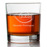 Engraved Cincinnati Reds Logo Rocks Glass - Major League Baseball - Personalized Whiskey Glasses - Man Cave Gift Ideas - Gifts For Him - Baseball Fanatic - 2pcs