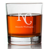 Engraved Kansas City Royals Insignia Rocks Glass - Major League Baseball - Personalized Whiskey Glasses - Man Cave Gift Ideas - Gifts For Him - Baseball Fanatic - 2pcs