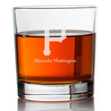 Engraved Pittsburgh Pirates Logo Rocks Glass - Major League Baseball- Personalized Whiskey Glasses - Man Cave Gift Ideas - Gifts For Him - Baseball Fanatic - 2pcs
