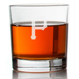 Engraved Pittsburgh Pirates Logo Rocks Glass - Major League Baseball- Personalized Whiskey Glasses - Man Cave Gift Ideas - Gifts For Him - Baseball Fanatic - 2pcs