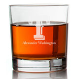 Engraved Texas Rangers Insignia Rocks Glass - Major League Baseball- Personalized Whiskey Glasses - Man Cave Gift Ideas - Gifts For Him - Baseball Fanatic - 2pcs