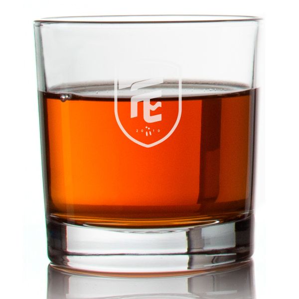 Engraved FC Edmonton Rocks Glass - Major League Soccer - Personalized Whiskey Glasses - Man Cave Gift Ideas - Gifts For Him - Soccer Fanatic - 2pcs