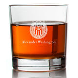 Engraved CD Guadalajara Rocks Glass - Liga MX - Mexico Football - Personalized Whiskey Glasses - Man Cave Gift Ideas - Gifts For Him - Soccer Fanatic - 2pcs