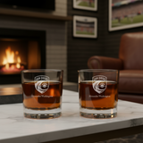 Engraved San Diego Wave FC Rocks Glass - National Women's Soccer League - Personalized Whiskey Glasses - Man Cave Gift Ideas - Gifts For Him - Soccer Fanatic - 2pcs