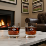 Engraved Southhampton Football Club Rocks Glass - Premier League Football - Personalized Whiskey Glasses - Man Cave Gift Ideas - Gifts For Him - Soccer Fanatic - 2pcs