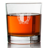Engraved Famalicao Rocks Glass - Primeira Liga Portugal Football - Personalized Whiskey Glasses - Man Cave Gift Ideas - Gifts For Him - Soccer Fanatic - 2pcs