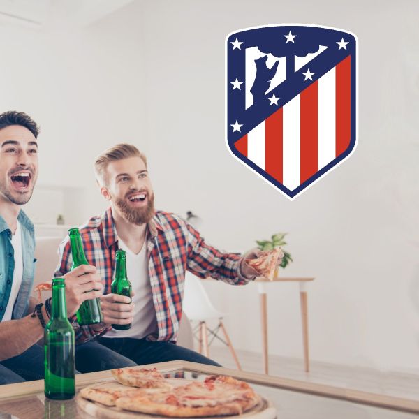 Soccer Wall Decals - La Liga Spain Soccer Team Logos - Atletico Madrid