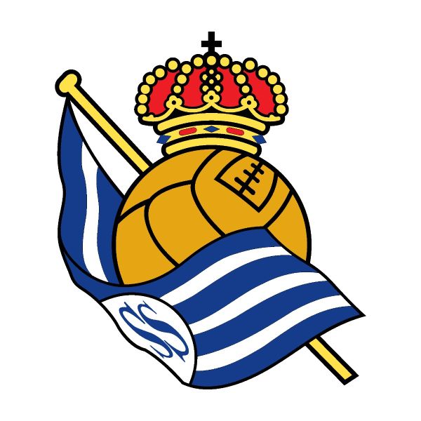 Soccer Wall Decals - La Liga Spain Soccer Team Logos - Real Sociedad