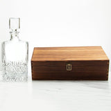 Louisiana State University Stadium – Engrave Sports Team Decanter in Rustic Wood Box