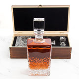University of Alabama Stadium – Engrave Sports Team Decanter in Rustic Wood Box
