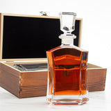 Tampa Bay Buccaneers – Full Color Team Logo Capital Decanter in Rustic Wood Box