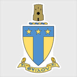 College Wall Decals - Alpha Tau Omega - Coat of Arms