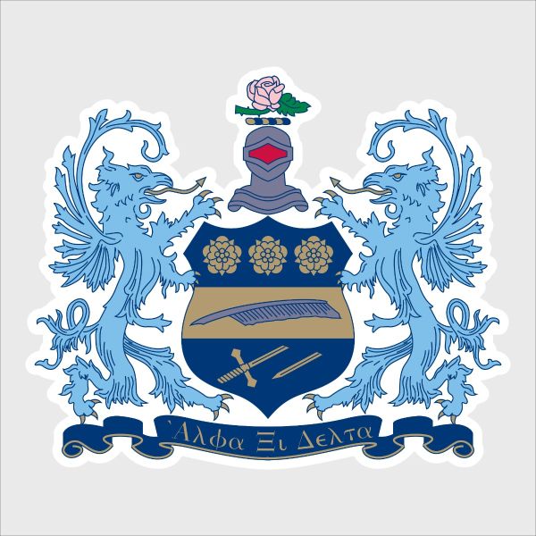 College Wall Decals - Alpha Xi Delta - Coat of Arms