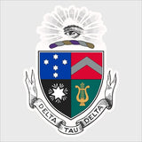 College Wall Decals - Delta Tau Delta - Coat of Arms