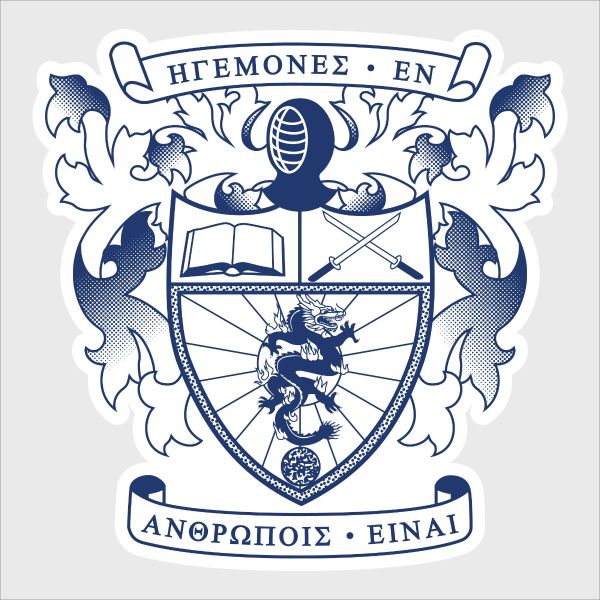 College Wall Decals - Lambda Phi Epsilon - Coat of Arms