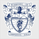 College Wall Decals - Lambda Phi Epsilon - Coat of Arms