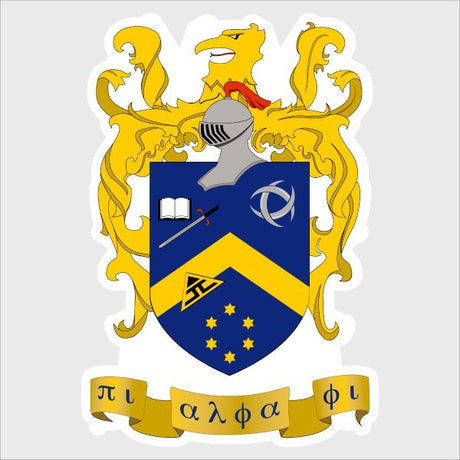 College Wall Decals - Pi Alpha Phi - Coat of Arms