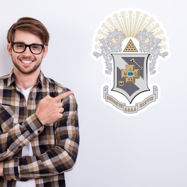 College Wall Decals - Sigma Pi - Coat of Arms