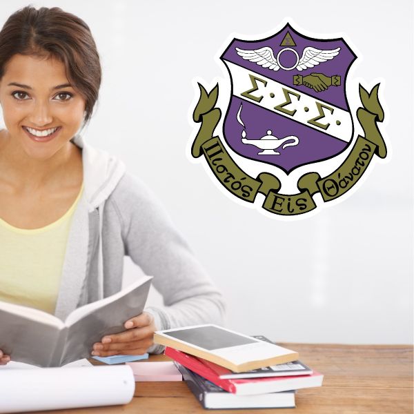 College Wall Decals - Sigma Sigma Sigma - Coat of Arms