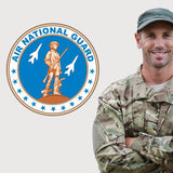 Military Wall Decals - Military Laptop Decal - Air National Guard Emblem