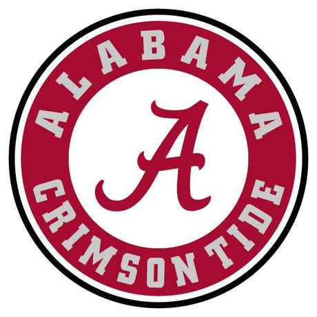 College Wall Decals - College Team Logos - Alabama Crimson Tide Circle
