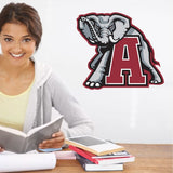 College Wall Decals - College Team Logos - Alabama Crimson Tide Elephant