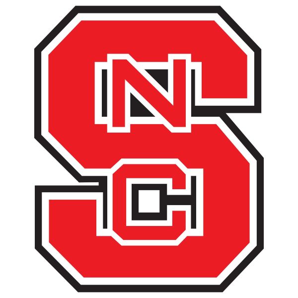 College Wall Decals - College Team Logos - NC State University Letters