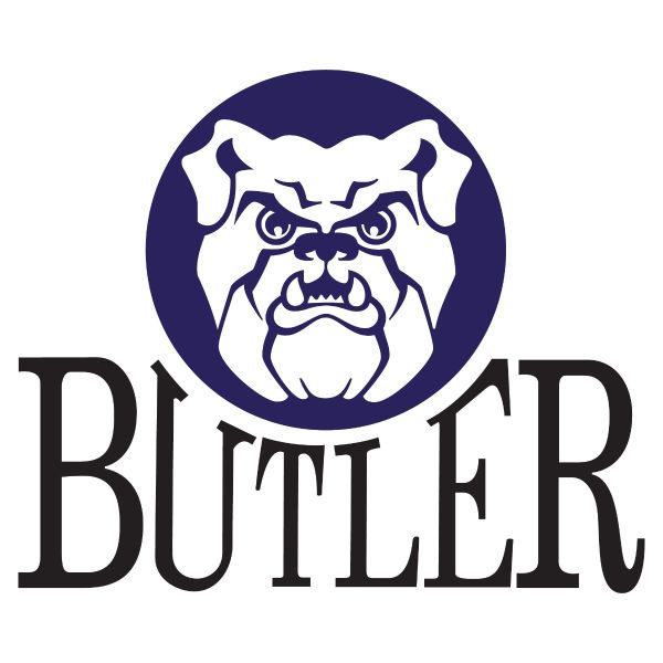 College Wall Decals - College Team Logos - Butler University Bulldog