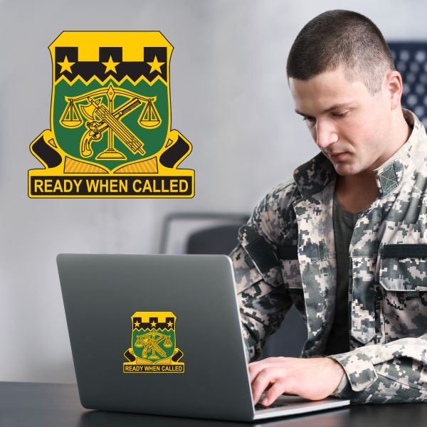 Military Wall Decals - Military Laptop Decal - Ready When Called