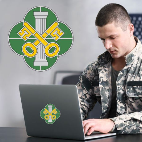 Military Wall Decals - Military Laptop Decal - 93th Military Police Battalion