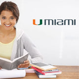 College Wall Decals - College Team Logos - University of Miami Logo