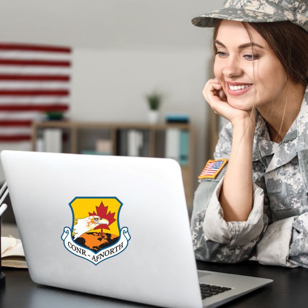 Military Wall Decals - Military Laptop Decal - Conr - AFNorth