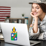 Military Wall Decals - Military Laptop Decal - 75th Ranger RGT Coat of Arms