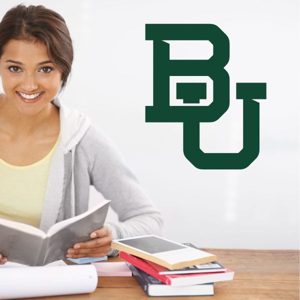 College Wall Decals - College Team Logos - Baylor - BU