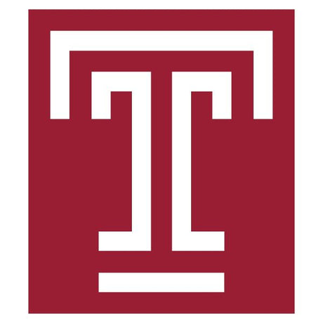 College Wall Decals - College Team Logos - Temple University T