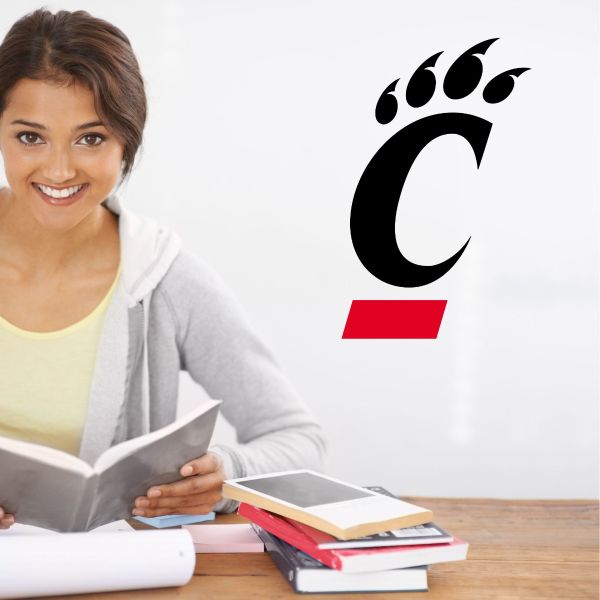 College Wall Decals - College Team Logos - Cincinnati Bearcats Logo