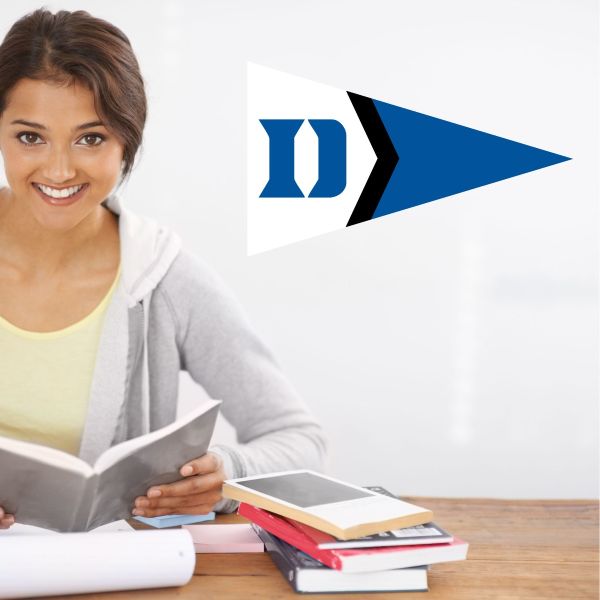 College Wall Decals - College Team Logos - Burgee of Duke University
