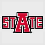 College Wall Decals - College Team Logos - Arkansas State Red Wolves