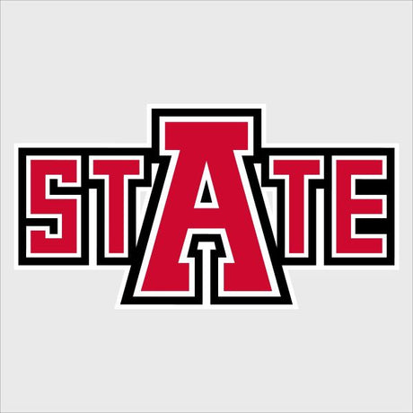 College Wall Decals - College Team Logos - Arkansas State Red Wolves