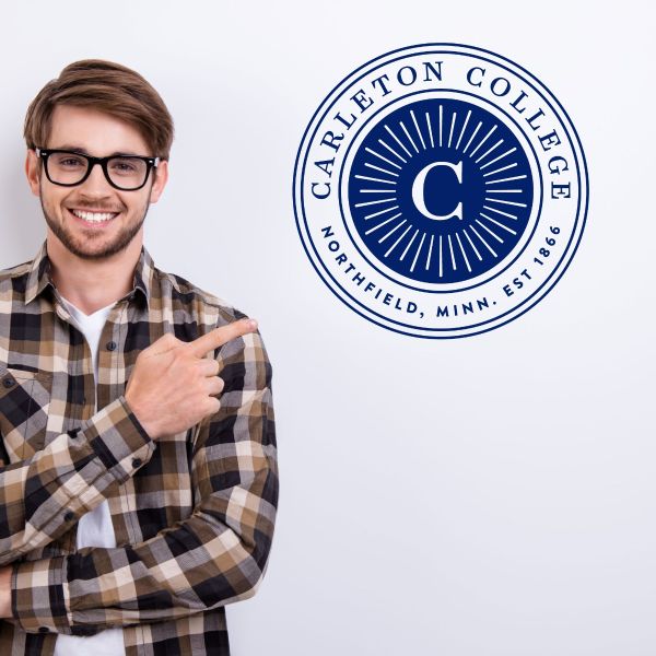 College Wall Decals - College Team Logos - Carleton College Seal