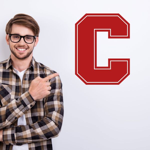 College Wall Decals - College Team Logos - Cornell C