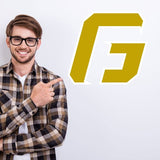 College Wall Decals - College Team Logos - George Fox Gold