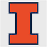 College Wall Decals - College Team Logos - Illinois Fighting Illini Logo
