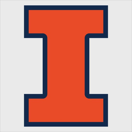 College Wall Decals - College Team Logos - Illinois Fighting Illini Logo